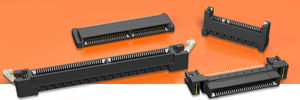 card-edge connector / SMT / rectangular / right-angle