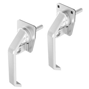 swing handle / door / stainless steel / L