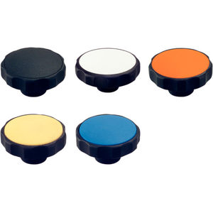 threaded knob / star / plastic