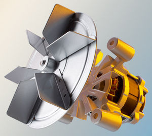 AC motor / asynchronous / compact / frameless