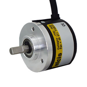 miniature rotary encoder / incremental / solid-shaft / aluminum