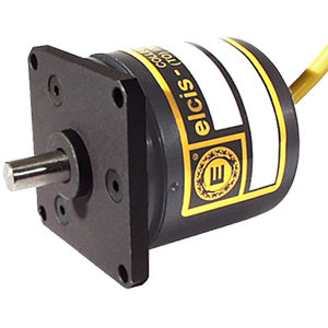 miniature rotary encoder / incremental / solid-shaft / with square flange