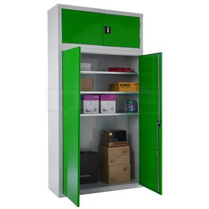 storage cupboard / floor-mounted / door / shelf