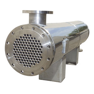 multi-tube heat exchanger / gas/liquid / stainless steel / industrial