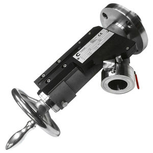 piston valve / with handwheel / sampling / stainless steel