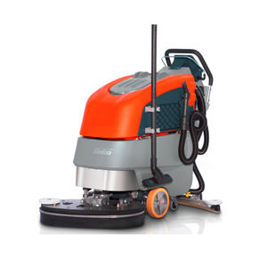 walk-behind scrubber-dryer / battery-powered