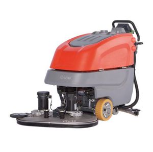 walk-behind scrubber-dryer / battery-powered