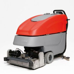 walk-behind scrubber-dryer / battery-powered