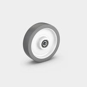 wheel with solid tire