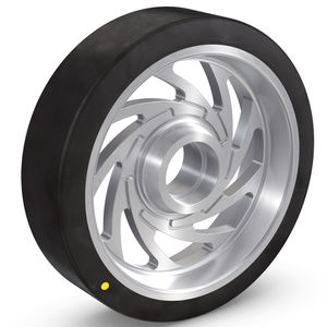 wheel with solid tire