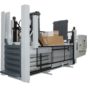 horizontal baling press / top-loading / for cardboard boxes / for paper