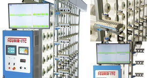 yarn tension measurement control system