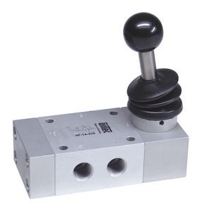 spool pneumatic directional control valve / manual / 3-way / 5/2-way