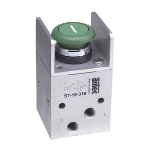 spool pneumatic directional control valve / pneumatic / 3/2-way / spring-return