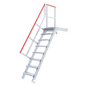 Straight staircase - 2241 series - Hymer - aluminum