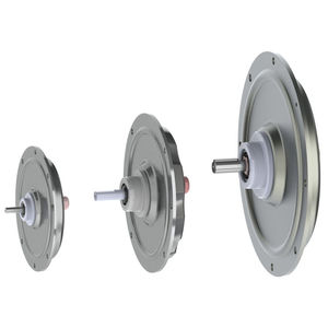 pancake type motor / DC / brushed / permanent magnet