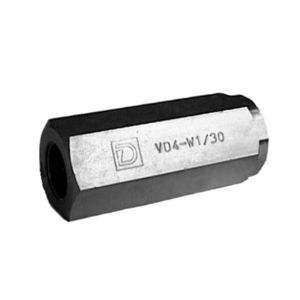 poppet check valve