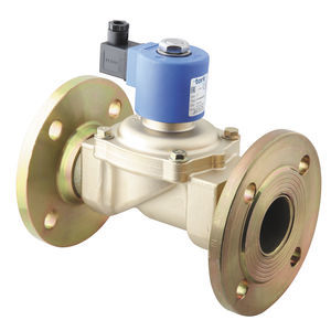 servo-assisted solenoid valve