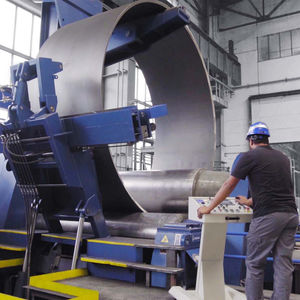 4-roll plate bending machine / electric / for heavy-duty applications / numerical control