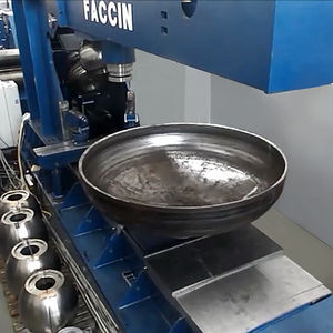 automatic flanging machine / for sheet metal / for dished heads