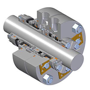 cartridge mechanical seal / bellows / for pumps / metal