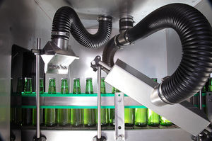 bottle air knife drying system