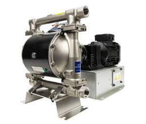 chemical pump / electric / double-diaphragm / industrial