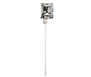 chemical pump / air-driven / double-diaphragm / industrial