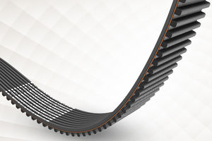 synchronous belt / trapezoidal / rubber / anti-static