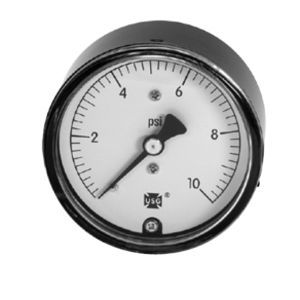 dial pressure gauge / diaphragm / brass / rugged