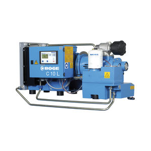 air compressor / stationary / electrically-powered / screw