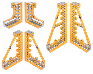 clamping fastening bracket