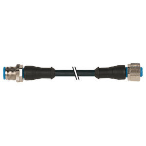 plug-in connector / data / electrical power supply / straight