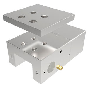 pneumatic clamping element / rail / for profile guide