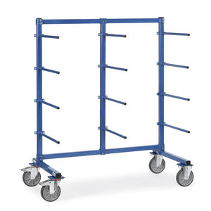 transport cart / steel / 4 levels / tool-holder