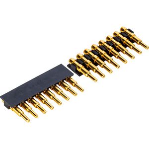 female pin header / single-row / straight / SMT