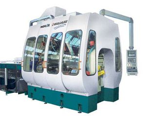 linear transfer machine / CNC / 5-position / trunnion