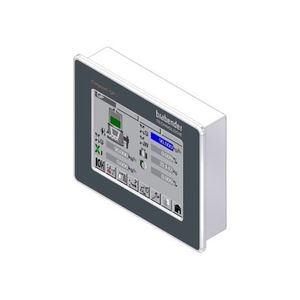 operator interface with touch screen