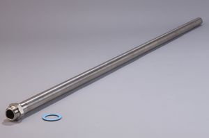 gas sampler / probe / stainless steel