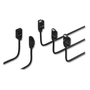 subminiature photoelectric sensor / diffuse reflective / through-beam / rectangular