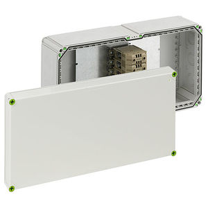 wall-mounted junction box / halogen-free / IK 08 / weatherproof