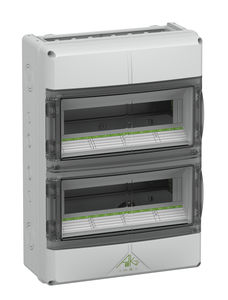 power distribution electrical enclosure / polycarbonate / pre-assembled / IP65