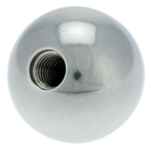 threaded knob / ball / stainless steel