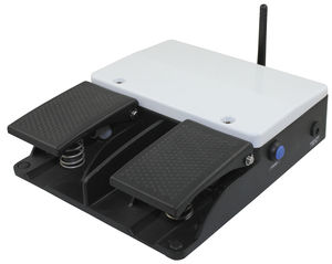 control foot switch / wireless / 2 pedals / waterproof