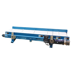 hinged belt conveyor / parts / horizontal / inclined