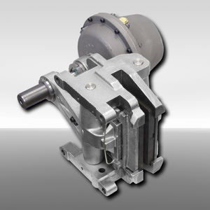 disc brake caliper / with pneumatic release / spring activated