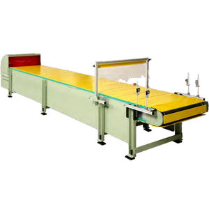 belt conveyor / pallet / horizontal / indexing