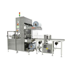 horizontal sleeve wrapping machine / fully automatic