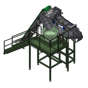 continuous counting-weighing machine