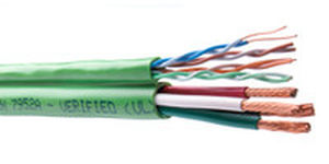 optical data cable / insulated / multi-strand / category 5e
